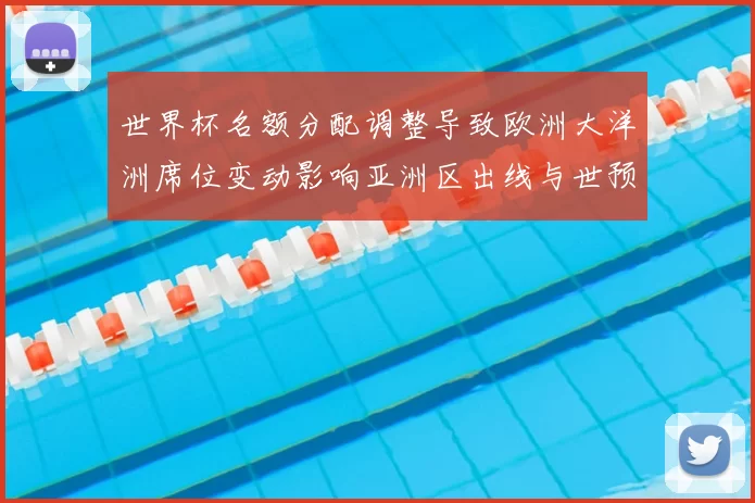 世界杯名额分配调整导致欧洲大洋洲席位变动影响亚洲区出线与世预赛赛程